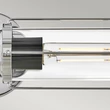 Aplica de perete de baie  Elstead metal, sticla, crom, negru, transparent, E27, IP44 - ELS-HK-MASTHEAD2-PCBK