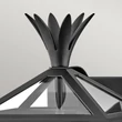 Aplica de perete exterioara Elstead metal, sticla, negru, transparent, E14, IP44 - ELS-HK-PALMA-M-BK