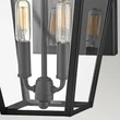 Aplica de perete exterioara Elstead metal, sticla, negru, transparent, E14, IP44 - ELS-HK-PALMA-M-BK
