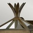 Aplica de perete exterioara Elstead metal, sticla, bronz, transparent, E14, IP44 - ELS-HK-PALMA-M-BU