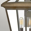 Aplica de perete exterioara Elstead metal, sticla, bronz, transparent, E14, IP44 - ELS-HK-PALMA-M-BU