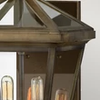 Aplica de perete exterioara Elstead metal, sticla, bronz, transparent, E14, IP44 - ELS-HK-PALMA-M-BU