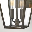 Aplica de perete exterioara Elstead metal, sticla, bronz, transparent, E14, IP44 - ELS-HK-PALMA-M-BU