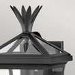 Aplica de perete exterioara Elstead metal, sticla, negru, transparent, E14, IP44 - ELS-HK-PALMA-S-BK
