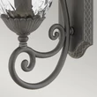  Aplica de perete exterioara Elstead metal, sticla, negru, E27, IP44 - ELS-HK-PLANTATION-M-MB