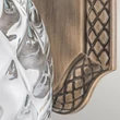  Aplica de perete exterioara Elstead metal, sticla, bronz, E27, IP44 - ELS-HK-PLANTATION-S-BU