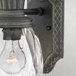 Aplica de perete exterioara Elstead metal, sticla, negru, E27, IP44 - ELS-HK-PLANTATION-S-MB