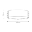 Plafoniera Elstead metal, lemn, sticla, maro, E14 - ELS-HK-SAWYER-F-M-SQ