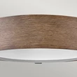 Plafoniera Elstead metal, lemn, sticla, maro, E14 - ELS-HK-SAWYER-F-M-SQ