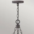 Candelabru Elstead metal, lemn, sticla, ruginiu, transparent, E14 - ELS-HK-SAWYER6-SQ