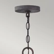 Candelabru Elstead metal, lemn, sticla, ruginiu, transparent, E14 - ELS-HK-SAWYER9-SQ