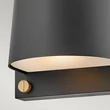 Aplica de perete exterioara Elstead metal, negru, GU10, IP44 - ELS-HK-SCOUT-BK