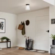 Plafoniera Elstead metal, sticla, negru, opal, E27 - ELS-KL-ALBERS-F-T-BK