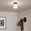 Plafoniera Elstead metal, sticla, negru, opal, E27 - ELS-KL-ALBERS-F-T-BK