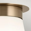 Plafoniera Elstead metal, sticla, bronz, opal, E27 - ELS-KL-ALBERS-F-T-CPZ