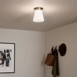 Plafoniera Elstead metal, sticla, bronz, opal, E27 - ELS-KL-ALBERS-F-T-CPZ