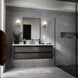Aplica de perete de baie  Elstead metal, sticla, bronz, opal, G9, 3W, 3000K, 300 Lm,  IP44 - ELS-KL-BENNO1-CPZ