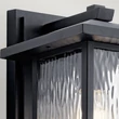 Aplica de perete exterioara Elstead metal, sticla, negru, E27, IP44 - ELS-KL-CAPPANNA-M-BKT