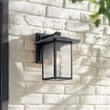 Aplica de perete exterioara Elstead metal, sticla, negru, E27, IP44 - ELS-KL-CAPPANNA-M-BKT