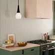 Pendul Elstead metal, sticla, negru, opal, E27 - ELS-KL-DEELA-P-BK