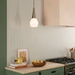 Pendul Elstead metal, sticla, bronz, opal, E27 - ELS-KL-DEELA-P-CPZ