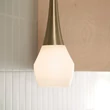 Pendul Elstead metal, sticla, bronz, opal, E27 - ELS-KL-DEELA-P-CPZ