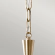 Pendul Elstead metal, negru, bronz, E27 - ELS-KL-DELAROSA-P-BK