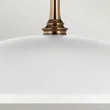 Pendul Elstead metal, sticla, bronz, alb, E27 - ELS-KL-DELAROSA-P-WH