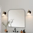 Aplica de perete de baie  Elstead metal, sticla, negru, bronz, opal, G9, 3W, 3000K, 300 Lm,  IP44 - ELS-KL-FARUM1-BK-CPZ