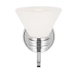 Aplica de perete de baie  Elstead metal, sticla, crom, opal, G9, 3W, 3000K, 300 Lm,  IP44 - ELS-KL-FARUM1-CH