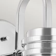 Aplica de perete de baie  Elstead metal, sticla, crom, opal, G9, 3W, 3000K, 300 Lm,  IP44 - ELS-KL-FARUM1-CH
