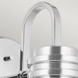 Aplica de perete de baie  Elstead metal, sticla, crom, opal, G9, 3W, 3000K, 300 Lm,  IP44 - ELS-KL-FARUM1-CH
