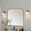 Aplica de perete de baie  Elstead metal, sticla, bronz,  opal, G9, 3W, 3000K, 300 Lm,  IP44 - ELS-KL-FARUM1-CPZ
