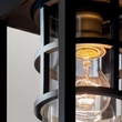 Aplica de perete exterioara Elstead metal, sticla, negru, transparent, E27, IP44 - ELS-KL-HONE-M-BKT