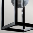 Aplica de perete exterioara Elstead metal, sticla, negru, transparent, E27, IP44 - ELS-KL-HONE-M-BKT