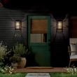 Aplica de perete exterioara Elstead metal, sticla, negru, transparent, E27, IP44 - ELS-KL-HONE-S-BKT