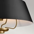 Pendul Elstead metal, negru, alama, E14 - ELS-KL-LUELLA-3P-BKB