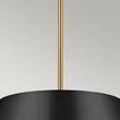 Pendul Elstead metal, negru, alama, E14 - ELS-KL-LUELLA-3P-BKB