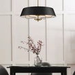 Pendul Elstead metal, negru, alama, E14 - ELS-KL-LUELLA-4P-BKB