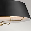 Pendul Elstead metal, negru, alama, E14 - ELS-KL-LUELLA-4P-BKB