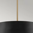 Pendul Elstead metal, negru, alama, E14 - ELS-KL-LUELLA-4P-BKB