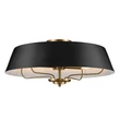 Pendul Elstead metal, negru, alama, E14 - ELS-KL-LUELLA-4P-BKB