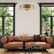 Pendul Elstead metal, alama, E14 - ELS-KL-LUELLA-4P-BNB