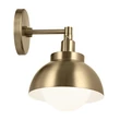 Aplica de perete  Elstead metal, sticla, sampanie, opal, E27 - ELS-KL-NIVA-1W-1P-CPZ