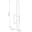 Aplica de perete exterioara Elstead metal, negru, LED, 20W, 3000K, 1150 Lm, IP44 - ELS-KL-NOCAR-M-BK