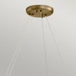 Pendul Elstead metal, sampanie, bronz, E14 - ELS-KL-PALTA9-CPZ