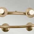 Pendul Elstead metal, sampanie, bronz, E14 - ELS-KL-PALTA9-CPZ