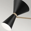 Pendul Elstead metal, negru, bronz, albE27 - ELS-KL-PHIX-2-LINEAR-CBB