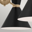 Pendul Elstead metal, negru, bronz, albE27 - ELS-KL-PHIX-3-CBB