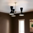 Pendul Elstead metal, negru, bronz, albE27 - ELS-KL-PHIX-3-CBB